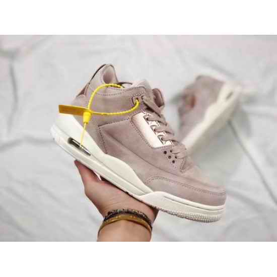 Air Jordan 3 Retro Gold Rose Women Shoes